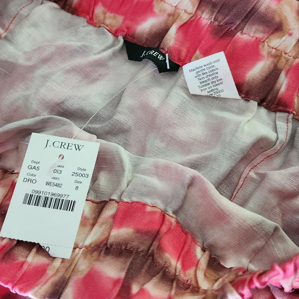New J.CREW Linen Mini A-Lane Skirt 🫶